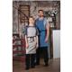 Southside Linen Blend Bib Apron Grey