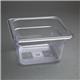 Vogue Polycarbonate 1/6 Gastronorm Container 100mm Clear