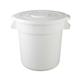 Vogue Polypropylene Round Container Bin White 76Ltr
