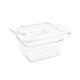 Vogue Polycarbonate 1/6 Gastronorm Container 100mm Clear