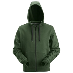 Snickers 2801 Zip Hoodie Forest Green Small