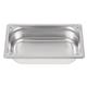 Vogue Heavy Duty Stainless Steel 1/4 Gastronorm Tray 65mm