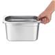 Vogue Stainless Steel 1/4 Gastronorm Tray 150mm