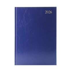 5 Star Desk Diary 2 Day Per Page A5 Blue 2026 KFA52BU26