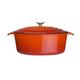 Vogue Orange Oval Casserole Dish 6Ltr