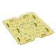 Cambro High Heat Polycarbonate 1/2 Gastronorm Drain Plate