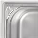 Vogue Heavy Duty Stainless Steel 1/6 Gastronorm Tray 100mm