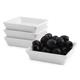Olympia Flat Square Miniature Dishes 80mm (12 Pack)