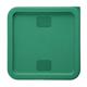 Hygiplas Square Food Storage Container Lid Green Medium