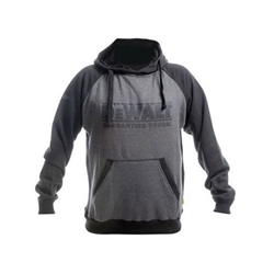DeWalt Stratford Hooded Sweatshirt Grey Marl/Black 2XL
