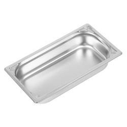 Vogue Heavy Duty Stainless Steel 1/3 Gastronorm Tray 65mm