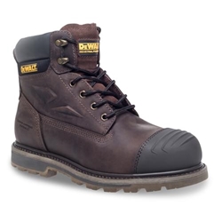 DeWalt Houston Goodyear Weld Safety Boot Brown [Size UK 9/ EU 43]
