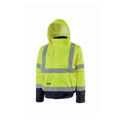 U Power Crafty High Visibility Bomber Jacket Yellow Small