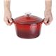 Vogue Red Round Casserole Dish 3.2Ltr