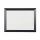 Bi-Office Kamashi Magnetic Whiteboard; Lacquered Steel Surface; MDF Frame With Black Finish; 600x450mm