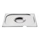 Vogue Stainless Steel 1/2 Gastronorm Notched Lid