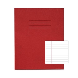 Rhino Red 8 X 6.5 Exercise Book 48 Page, F8m Carton Of 100 Books