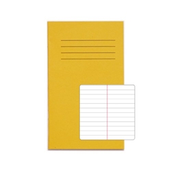 Rhino Yellow A6+ Vocabulary Exercise Book 48 Page, F7cm Carton Of 100