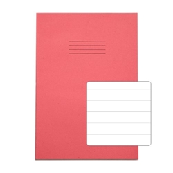RHINO A4 Exercise Book 64 Page, Pink, F15 Carton of 50 Books