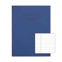 Rhino Dark 9 X 7 A5+ Exercise Book 96 Page Feint Ruled 8Mm With Margin