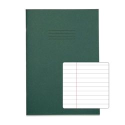 Rhino Dark/Green A4 Exercise Book 80 Page, F8m Carton Of 50 Books