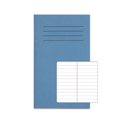 Rhino Light/Blue A6+ Vocabulary Exercise Book 48 Page, F7cm Pack 100