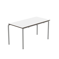 Photos - Office Desk TITAN Crush Bent Frame Table|1200X600X640|White-Grey T-CB1264WHGR 