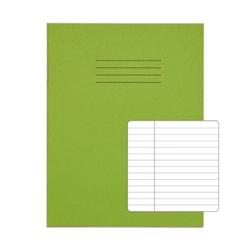 Rhino 9 x 7 Exercise Book 80 Page, Light Green, F6M