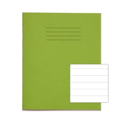 RHINO 8 x 6.5 Exercise Book 48 Page, Light Green, F15 Carton of 100