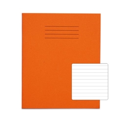 Rhino Orange 8 X 6.5 Exercise Book 48 Page, F8 Carton Of 100 Books