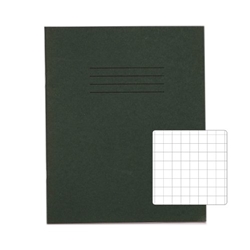 RHINO 8 x 6.5 Exercise Book 48 Page, Dark Green, S10 Carton of 100