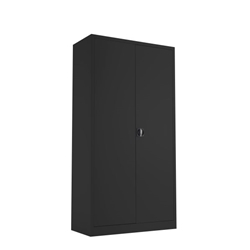 TC Talos Steel Cupboard 4 Shelves 920x420x1790 Black