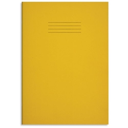 Rhino A4 Special Exercise Book 80 Page Yellow Cream Paper S10 Pack 10