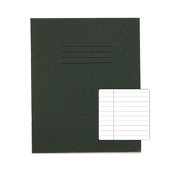 RHINO 8 x 6.5 Exercise Book 80 Page, Dark Green, F8M Carton of 100