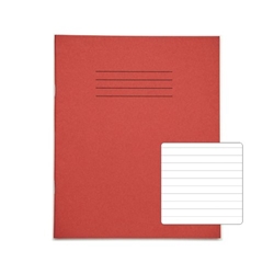 Rhino Red 8 X 6.5 Exercise Book 48 Page, F8 Carton Of 100 Books