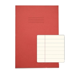Rhino A4 Special Exercise Book 48 Page Ruled Wide 12mm Feint Lines And