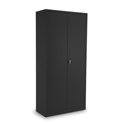 TC Talos Steel Cupboard 4 Shelves 920x420x1950 Black