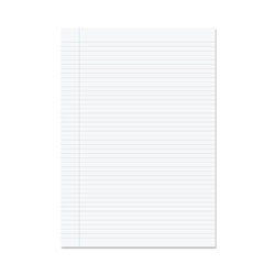 RHINO A4 Exercise Paper 500 Leaf 6mm Ruled Feint With Margin (Pack 5)