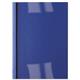 GBC Leathergrain Thermal Binding Covers 6mm PVC Clear Gloss Royal Blue A4 Ref IB451034 (100 Pack)