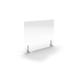 Clear Free Standing Acrylic Screen 1000mm (W) X 700mm (H) Ref COVFS1070CL