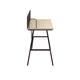 SOHO Home Working A-Frame Desk with Backboard - Oak / Dark Brown