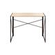 SOHO Home Working Desk with Square Leg and Cross Supports - Oak / Dark Brown