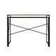 SOHO Home Working Desk with Square Leg and Cross Supports - Dark Walnut / Black