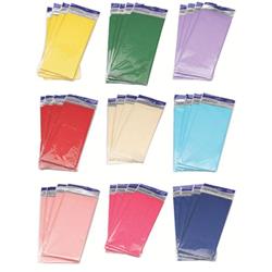 Tissue Paper C6 500x750mm Assorted x5  Pack of 36 C6
