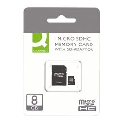 Q-Connect 8GB Micro SD Card Class 10 KF16011