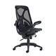 Napier high mesh back operator chair with mesh seat - black
