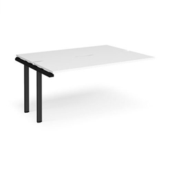 Adapt add on unit single 1600mm x 1200mm - black frame, white top