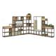 Flux modular storage double unit - 4 high