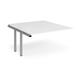 Adapt add on units back to back 1400mm x 1600mm - silver frame, white top