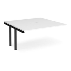 Adapt add on unit single 1600mm x 1600mm - black frame, white top